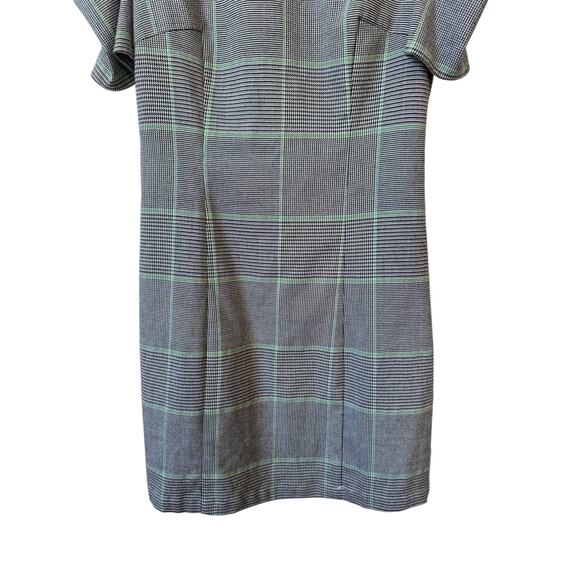 AMANDA UPRICHARD x NUULY Westwick Dress Mini Size Small Petite Plaid Puff Sleeve - Picture 8 of 10
